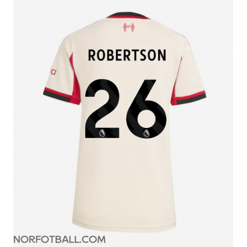 Billige Fotballdrakt Liverpool Andrew Robertson #26 Replika Bortedrakt Dame 2025-26 Kortermet Billige Fotballdrakt Liverpool Andrew Robertson #26 Replika Bortedrakt Dame 2025-26 Kortermet